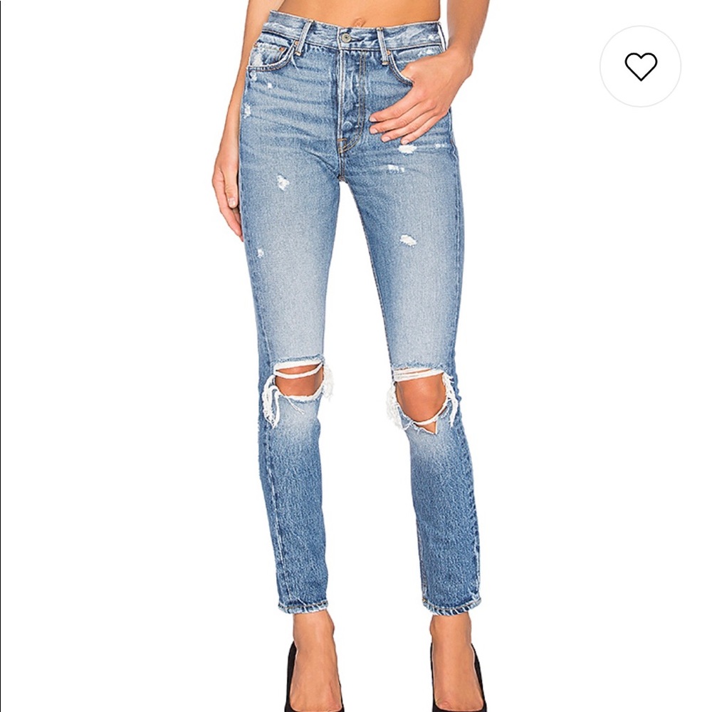 NWT GRLFRND Karolina High-Rise Skinny Jeans 24